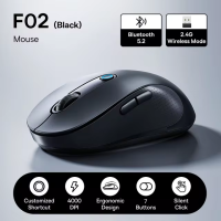 Беспроводная мышь Baseus F02 Ergonomic Wireless Mouse Cluster Black/White(B01055505111-01)