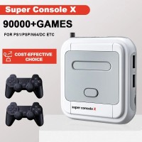 Игровая приставка KINHANK Super Console X 128Gb для видеоигр с поддержкой 90000 игр, 50 эмуляторов для PS1/PSP/MAME/DC