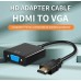 Кабель переходник HDMI-VGA с аудио кабелем