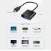 Кабель переходник HDMI-VGA с аудио кабелем