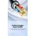 Кабель Toocki USB/Type-C из жидкого силикона 3A 