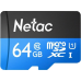 Карта памяти MicroSDXC 64GB Netac P500 Standard Class 10