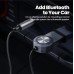 Bluetooth адаптер для автомобиля / Toocki Car Bluetooth 5.0/5.1 ресивер USB-AUX 3,5 мм