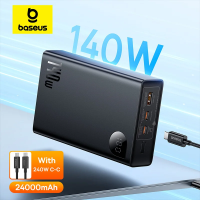 Внешний аккумулятор Baseus Adaman Digital Display Fast Charge Power Bank 24000mAh 140W с кабелем