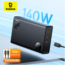Внешний аккумулятор Baseus Adaman Digital Display Fast Charge Power Bank 24000mAh 140W с кабелем