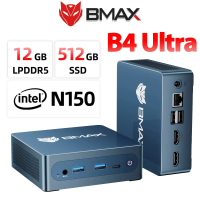 Мини-ПК BMAX B4 Ultra (Intel N150, RAM 12 ГБ, SSD 512 ГБ) Мини-ПК BMAX B4 Ultra (Intel N150, RAM 12 ГБ, SSD 512 ГБ)