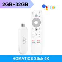 ТВ-приставка Homatics Stick 4K Android 11.0 Amlogic S905Y4 2/32Гб