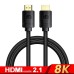 Кабель Baseus High Definition Series HDMI 8K to HDMI 8K Adapter Cable 1m - черный (CAKGQ-J01)